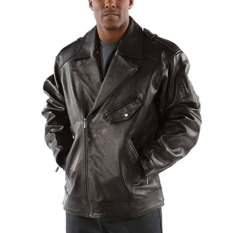 Authentic Pelle Pelle Black Biker Jacket