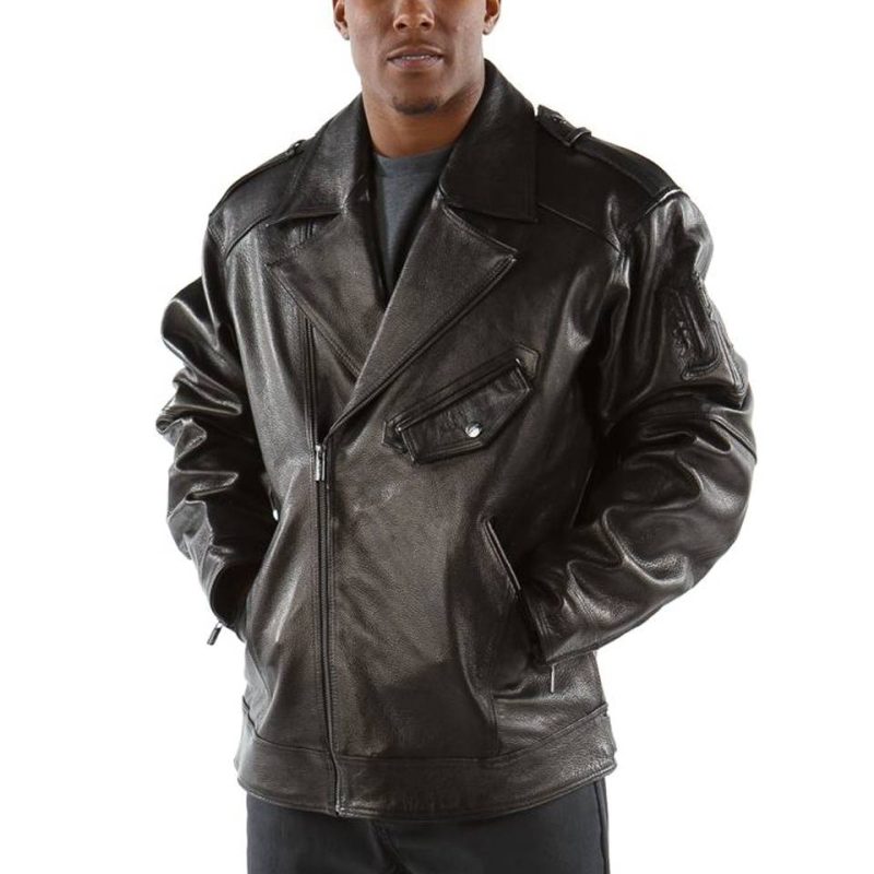 Authentic Pelle Pelle Black Biker Jacket
