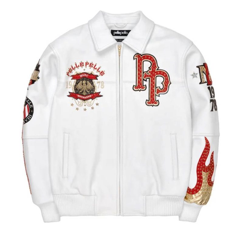 World Famous Pelle Pelle White Jacket